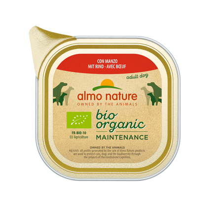 Bio Organic Nassfutter Hund - Erhaltung - Aluschale - 32 x 100g