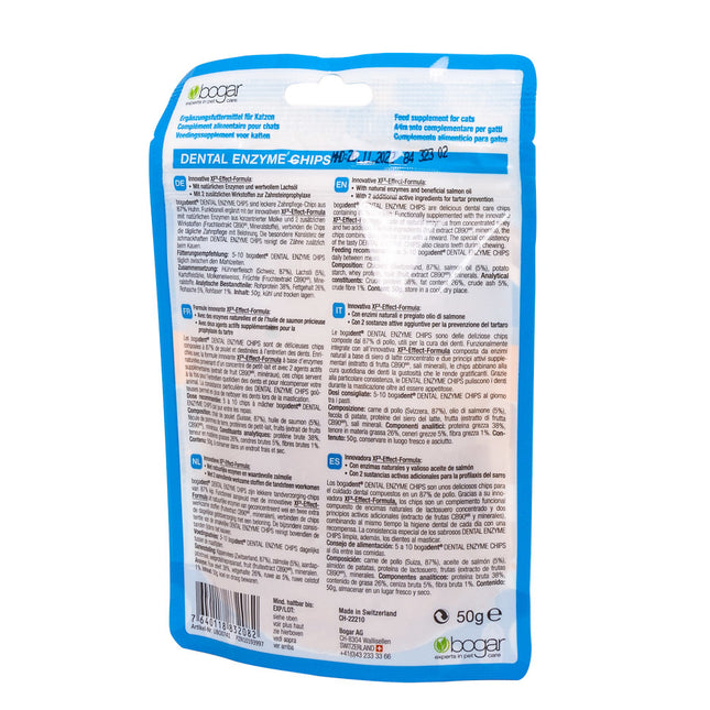 bogadent® DENTAL ENZYME CHIPS CHICKEN Katze 50 g (8x)
