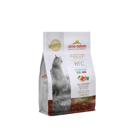 HFC Sterilisiertes Trockenfutter für Katzen – 300 g oder 1,2 kg