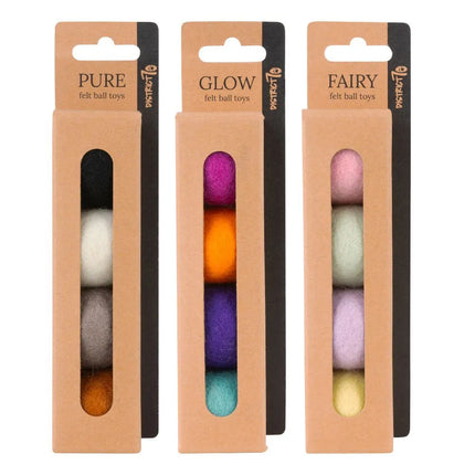 PURE, GLOW, FAIRY Filzbälle