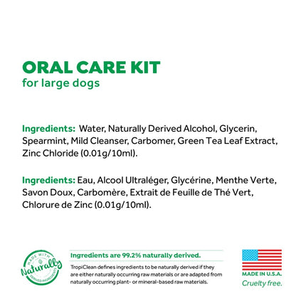 Fresh Breath - Oral Care Kit for Big Dogs