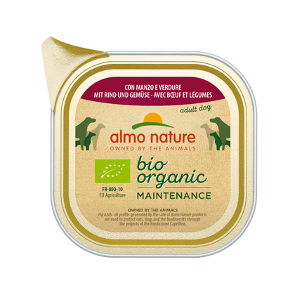 Bio Organic Nassfutter Hund - Erhaltung - Aluschale - 32 x 100g