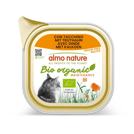 Bio Organic Nassfutter Katze - Aluschale - 19 x 85g
