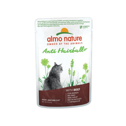 Anti Hairball Nassfutter für Katzen – Multipack – 10 (6 x 70 g)