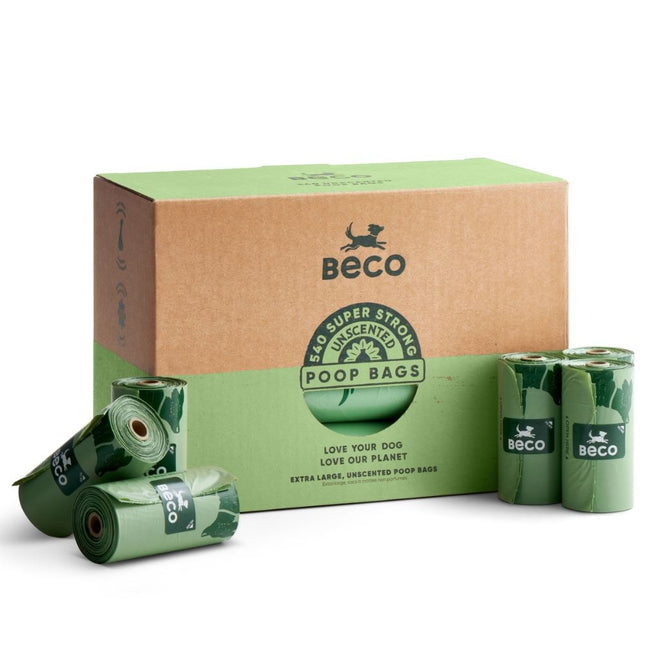 Poop Bags Recycled - Unscented Jumbo Pack (540)