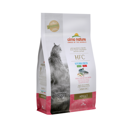 HFC Sterilisiertes Trockenfutter für Katzen – 300 g oder 1,2 kg