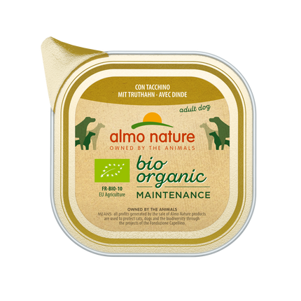 Bio Organic Nassfutter Hund - Erhaltung - Aluschale - 32 x 100g