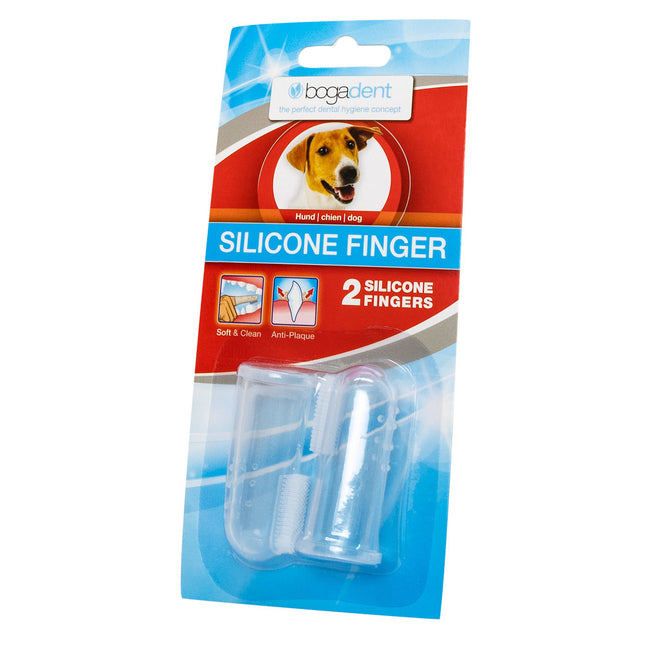 bogadent® SILICONE FINGER Hund 2 Stk (9x)