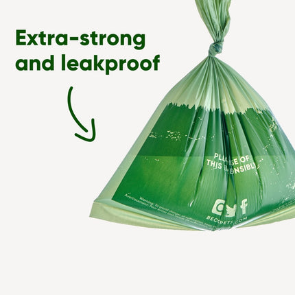 Poop Bags Recycled - Unscented Display 30 x single roll