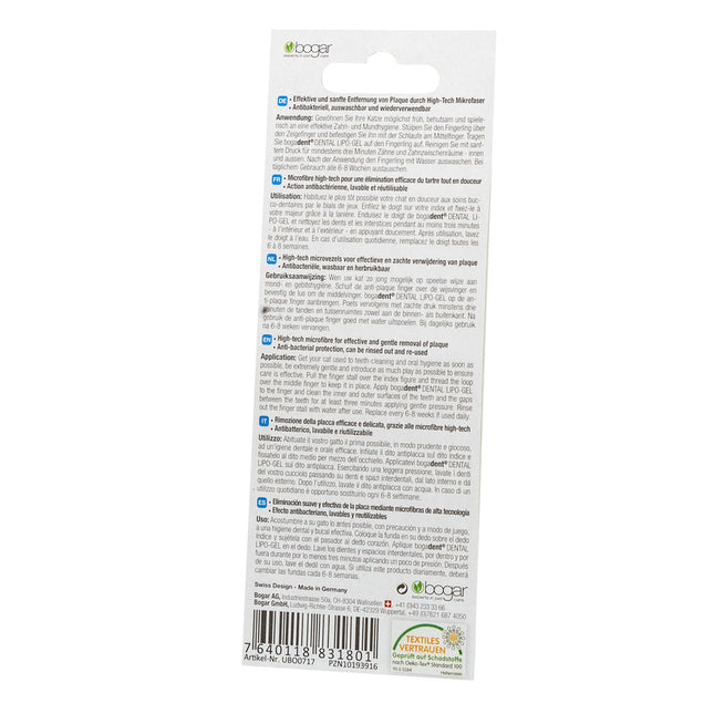 bogadent® ANTI-PLAQUE FINGER Katze (10x)