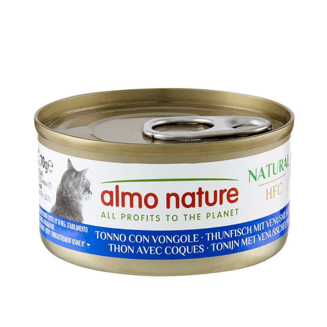 HFC Natvoer Kat - Natural - Blik - 24 x 70g