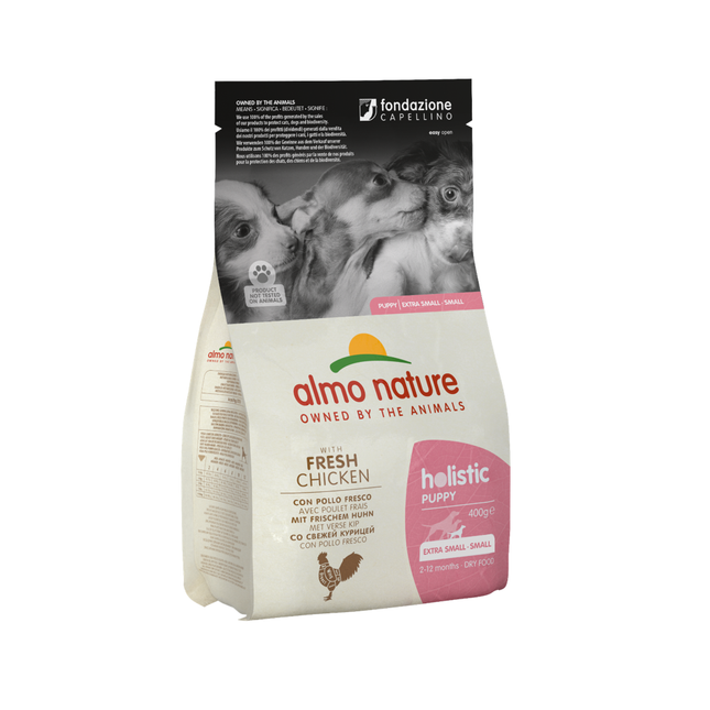 Holistic Trockenfutter für kleine Hunderassen - Welpe - Huhn - XS/S