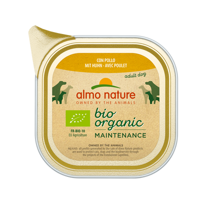 Bio Organic Nassfutter Hund - Erhaltung - Aluschale - 32 x 100g