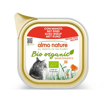 Bio Organic Nassfutter Katze - Aluschale - 19 x 85g