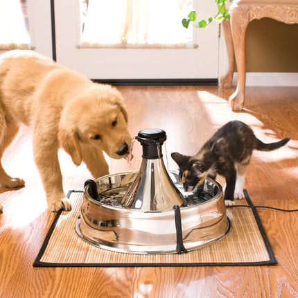 360 Stainless Steel Pet Fountain - 3.8 L