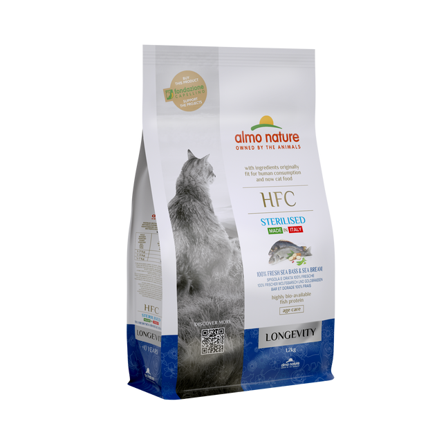 HFC Sterilised Droogvoer Kat - Longevity