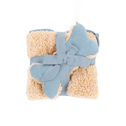 Cozy Blanket & Bone Toy Gift Set