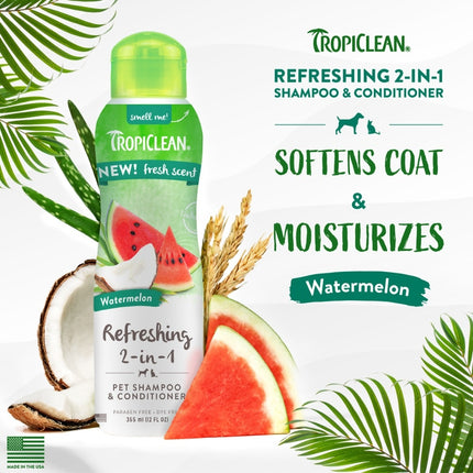 2 in 1 Wassermelonen-Shampoo & Spülung - 355 ml