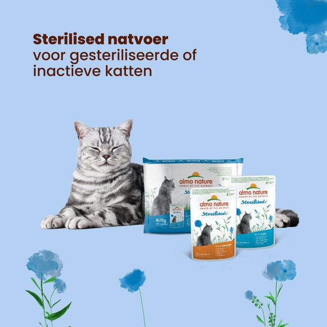 Almo Nature Nassfutter Multipack - Sterilisiert – 10 (6 x 70 g)