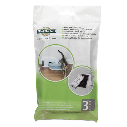 Ersatz-Kohlefilter für Katzentoiletten – 3er-Pack