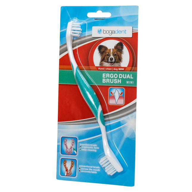 bogadent® ERGO DUAL BRUSH mini Hund 1 Stk (10x)