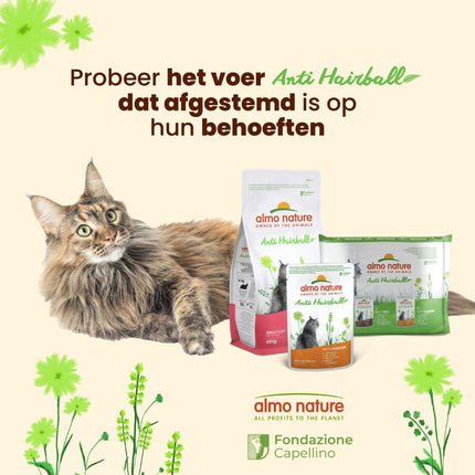 Anti Hairball Droogvoer Kat - 400 g of 2 kg