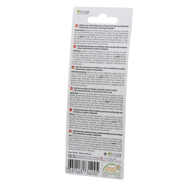 bogadent® ANTI-PLAQUE FINGER WELPE Hund 1 Stk (10x)