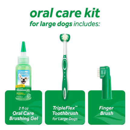 Fresh Breath - Oral Care Kit for Big Dogs
