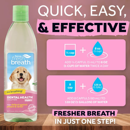 Fresh Breath - Water Additive for Puppy's