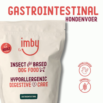 Gastrointestinal Trockenfutter auf Insektenbasis